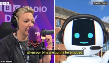 BBC Radio Derby reporter Becky Measures was misunderstood by Darcie on a number of occasions when she called to test it live on air