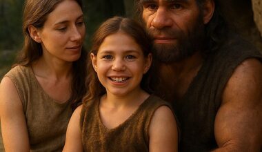 Scientists say that humans and Neanderthals likely interbred over thousands of years. Now MailOnline has combined the experts' views and AI to imagine what those hybrid offspring might have looked like (AI impression)