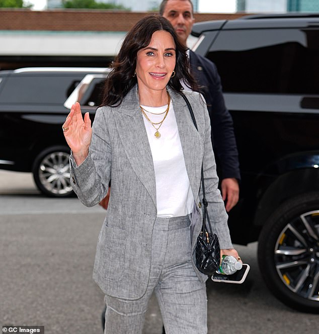 Last month in June, Courteney rung in her 61st birthday - and she previously opened up about aging and using facial fillers; seen in June in NYC
