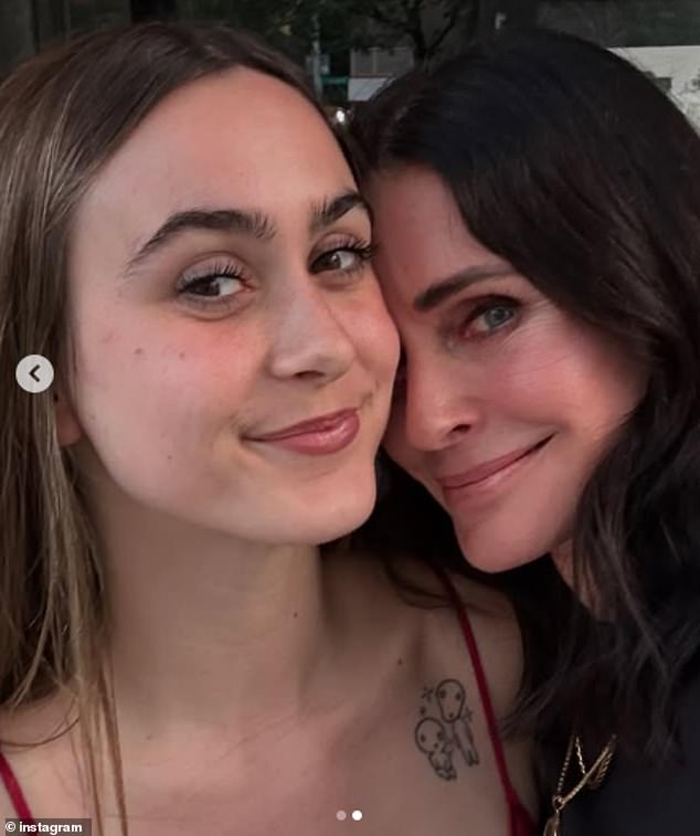 Also last month, Courteney had the chance to celebrate her daughter Coco's 21st birthday