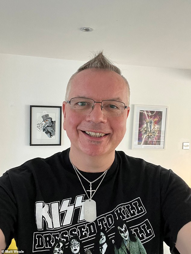 The father-of-four (pictured) also believes much of the damage could have been prevented if, after diagnosis, he'd been offered tests on the pressure in his eyes, which would have flagged up his worsening condition