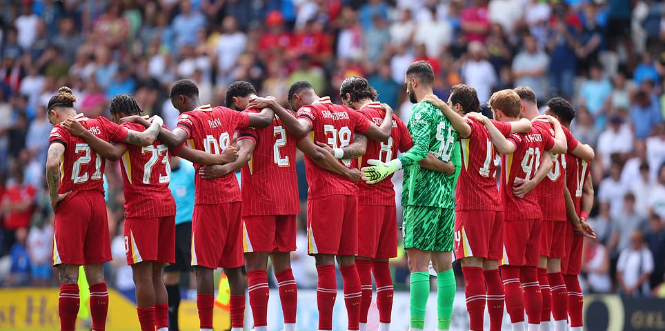 Preston vs Liverpool LIVE: Reds return to action for the first time since Diogo Jota's tragic passing alongside his brother as Arne Slot tells his players to show their true emotions