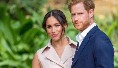 Author Tom Quinn claims that Meghan Markle caused a panic during her brief time as a working member of the family when she signaled she wanted to operate separately from the Queen. Here, she is pictured with Prince Harry