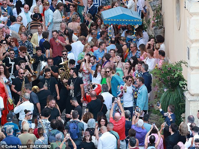 On day one, guests enjoyed a street party complete with an Italian marching band and tucked into local fare including freshly baked Italian breads and aperitivo