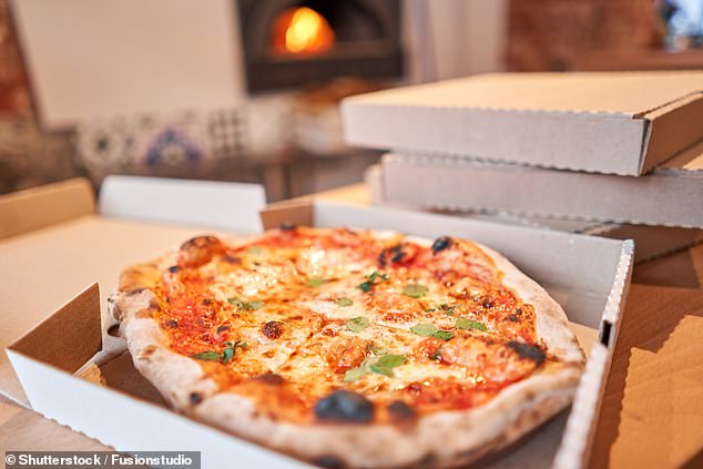 Only clean and dry parts of pizza boxes should be recycled, with greasy parts to be binned