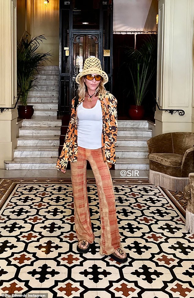 Pip Edwards has officially landed in Rome for a fun summer holiday with her closest friends