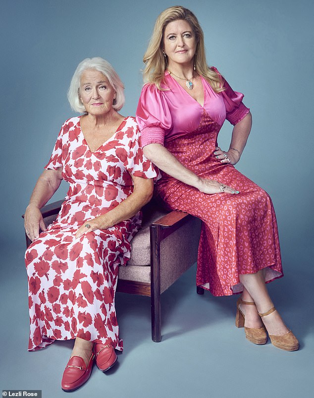 Susannah Jowitt with her late mother, Juliet, who admitted five years before her death that she had given her daughter away for the first year of her life