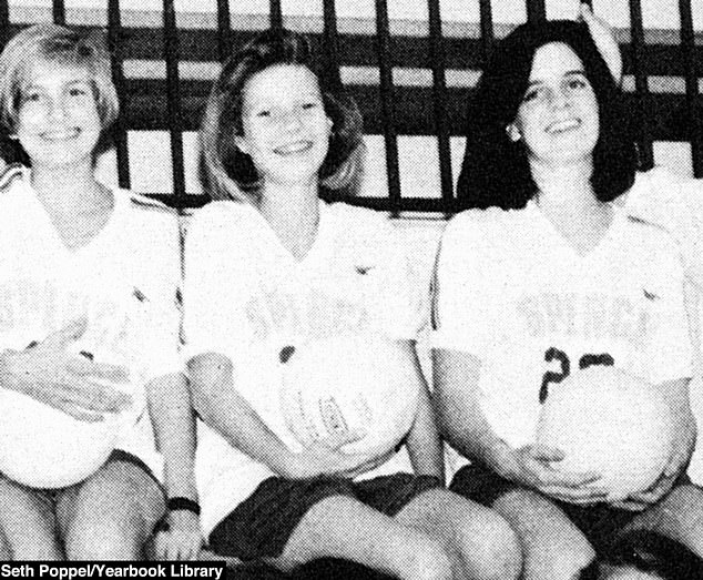 Gwyneth Paltrow's (M, pictured in 1987) teenage 'nightmare' was 'obesity' according to a new bombshell, 448-page biography