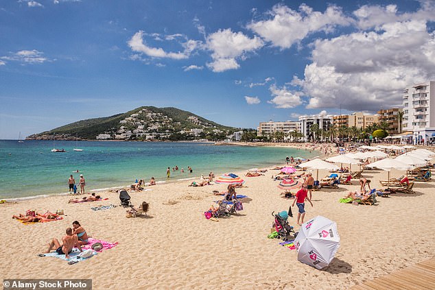 Ibiza was rated the most expensive resort of all 16 surveyed, with a total cost of £242.79 – almost double that of Marmaris