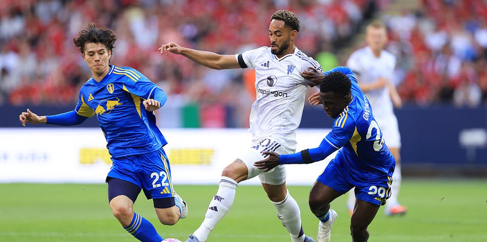 Man United vs Leeds LIVE: Latest score, news and updates as Casemiro hits the woodwork at the end of a dull first half - with both sides struggling to break deadlock on Matheus Cunha's debut