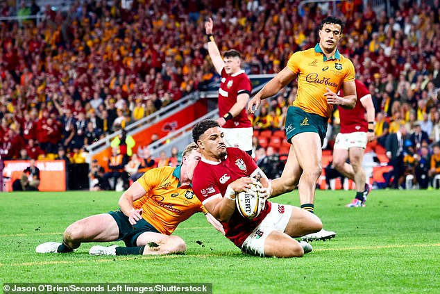 Sione Tuipulotu wasted little time in making an impact following jibes about his inclusion