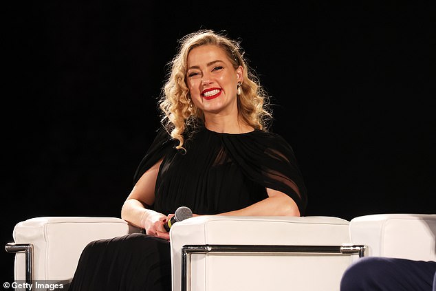 Disputing Johnny's claims, Amber (above) would say he was out of his mind on drugs, having taken ten ecstasy pills at once, as well as cocaine and liquor