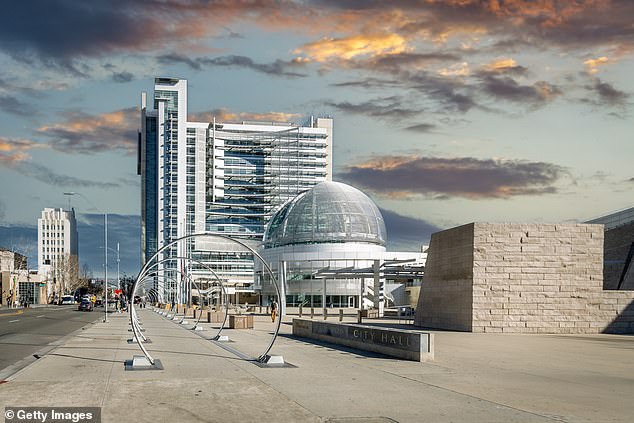 Mahan said adopting AI tools will eliminate drudge work and help the city better serve its roughly 1million residents (pictured: San Jose City Hall)