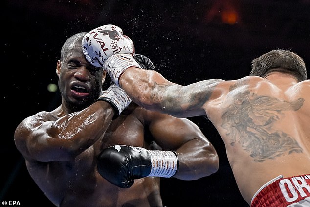 Dubois was left stunned by Usyk and was floored in the fifth round at Wembley on Saturday