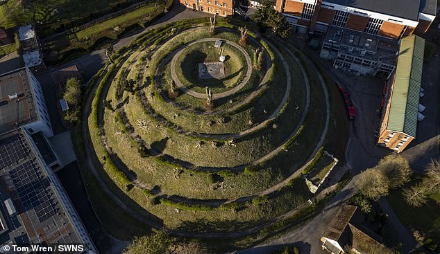 An influx of bats could scupper plans for 4,000-year-old Marlborough Mound (pictured) to be partially demolished for further research. In March, Marlborough College applied for planning permission to 'enhance its setting' by demolishing structures that 'cut into' its west side