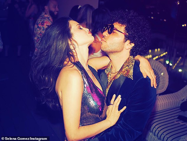 The Cruel Summer hit maker wasn't the only VIP in the room — Gomez's fiancé, music producer Benny Blanco, was right by her side, too