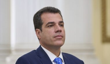 The Greek immigration minister Thanos Plevris (above) has issued a message to the millions of young men waiting in North Africa to come to his country: 'Don't come here. We will put you in jail or send you back home'