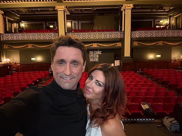 Shirley Ballas's ex Daniel Taylor posing with his new girlfriend Rachael Jones
