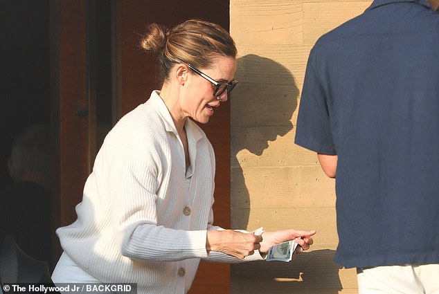 The hostess took car of the parking fee