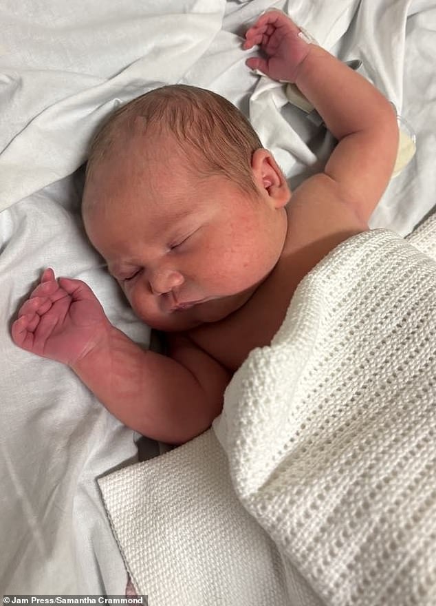 When Elvie was born at 37 weeks via a planned C-section, over a litre and a half of fluid came out during delivery