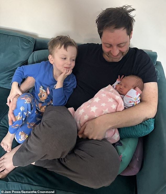 Samantha - who will be 65 when Elvie turns 18 - said that she decided to go through with having another child because she did not want Zephyr to be on his own