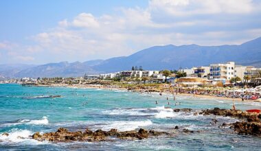 A powerful 5.3 magnitude earthquake struck Greece today between the islands of Crete (pictured) and Antikythera