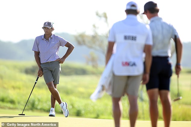 He followed that with a better effort Tuesday, but his 14-over combined score missed the cut