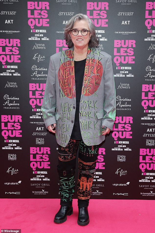 The star, who was born in upstate New York, wore a very NY outfit complete with a Big Apple design