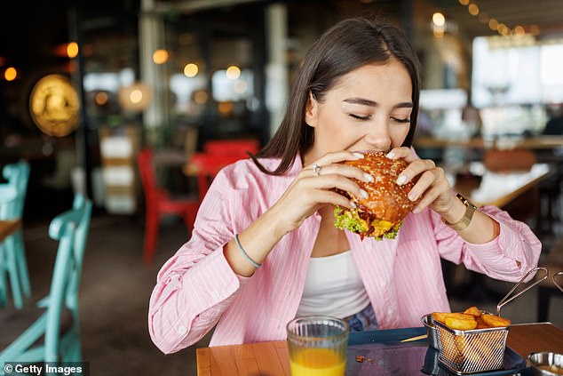 Fourth in the rankings was a cheeseburger and fries from the U.S.
