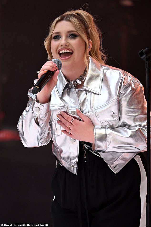 The songstress took to her Instagram as she bravely opened up about the mental toll the condition had also taken and fears she was making up her symptoms (pictured last month)