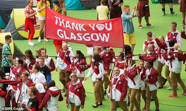 The closing ceremony of the 2014 Glasgow Games