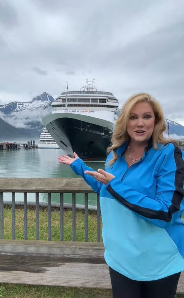 Christine Kesteloo (pictured), 44, spends six month a year living on a cruise ship with her husband