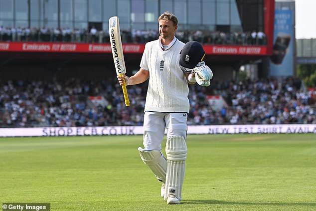 Joe Root moved to second on the all-time run-scoring charts of Test cricket in the afternoon