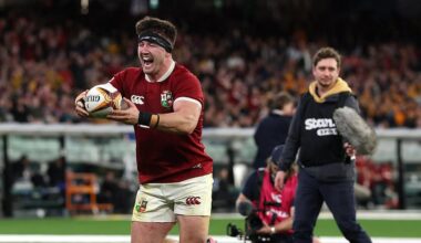 Australia 26-17 British & Irish Lions - Test series LIVE: Tom Curry and Huw Jones mount Lions comeback after Aussies stun Andy Farrell's side during 'bonkers' first-half
