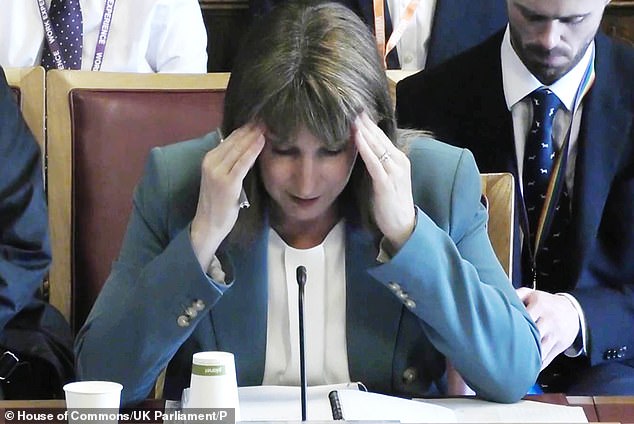 Under pressure: Rachel Reeves has been accused of a 'shocking grasp of detail' and ordered to correct the record after getting basic facts about one of her flagship pension reforms wrong