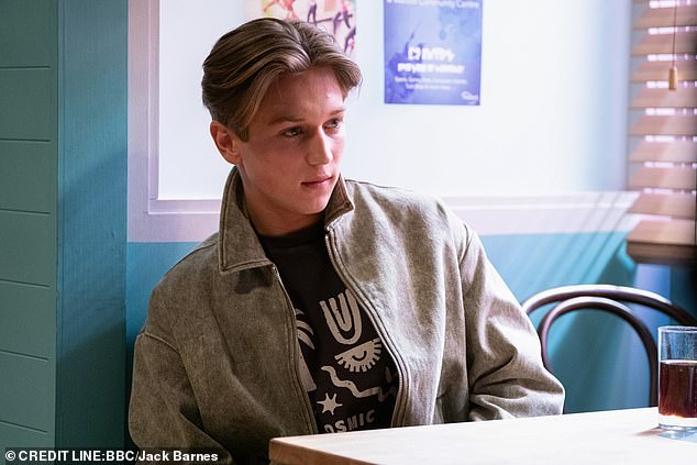 The youngster has been portraying character Joel Marshall since February this year but turns out he is actually following in his famous mum's footsteps