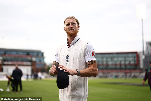 After the match, Stokes admitted he had been in agony — but insisted ‘pain is just an emotion’ and said he was unlikely to miss the Oval Test