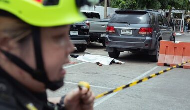 At least six people have been killed after a mass shooting in a market in Bangkok, Thailand