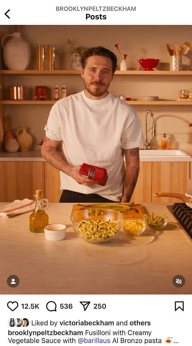 JULY 12: Victoria liked several of Brooklyn's cooking tutorials but not any with Nicola
