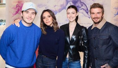 Victoria Beckham has given a rare insight into her feelings about estranged son Brooklyn with a telling social media move (Brooklyn, Victoria, Nicola and David pictured in 2024)