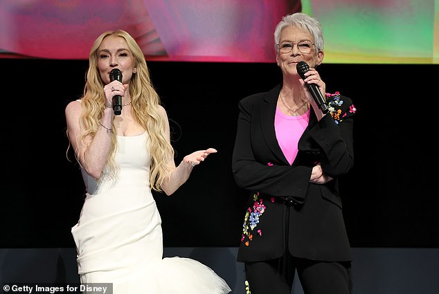 Lohan and her co-star no doubt had the audience in the palm of their hand