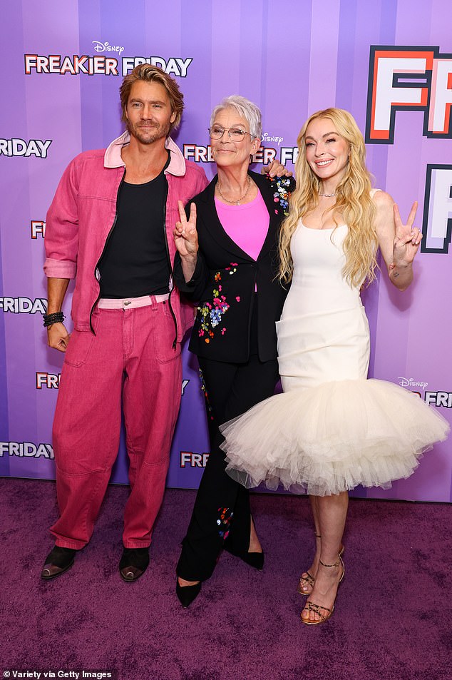 In addition to Lohan, Jamie Lee Curtis and Chad Michael Murray have also returned to their roles from 2003's Freaky Friday film