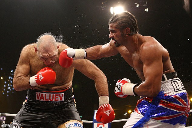 Haye is a former unified world cruiserweight boxing champion and WBA heavyweight champ