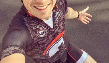 'Supremely fit' James McLaughlin (pictured) is suing a motorist and passenger for £1million after they opened a door in a cycle lane