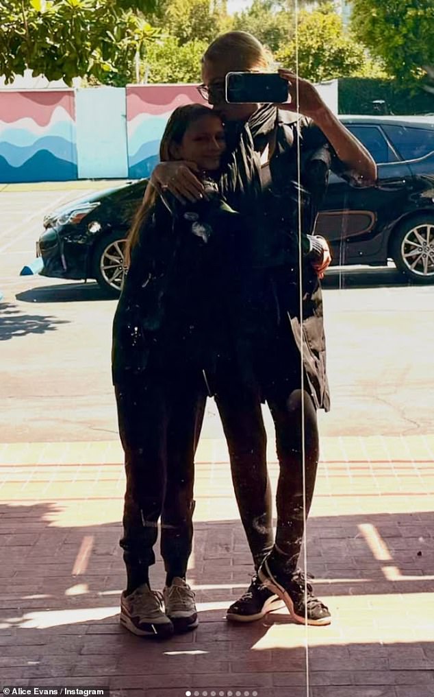 Alice Evans shared a post about her 'sad feelings' and asked 'what is happening to our world' as she shared a snap with her daughter Elsie