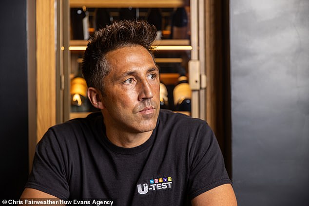 Gavin Henson, now 43, has worked out what he needed in his career - to identify the chimp