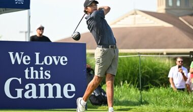 Charlie Woods exploded into form during the second round of the Junior PGA Championship