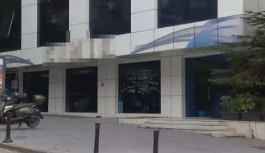 A British patient who underwent a hair transplant in Turkey has died after falling ill following the surgery. Pictured: The outside of the Istanbul clinic where the Brit had the operation