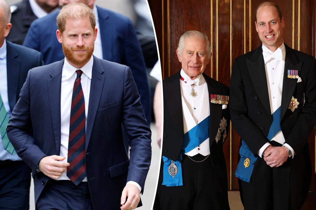 Prince Harry offering olive branch to estranged dad King Charles and brother Prince William in surprise move