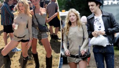 Kate Moss’ sister Lottie copies her iconic Glastonbury 2005 outfit